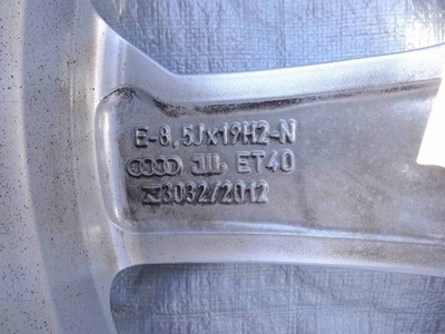 JDM Rare Audi Genuine A6 S-line 8.5J +40 19in German-made S-line A3 S3 No Tires - Image 10