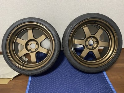 JDM RAYS TE37V MARKⅡ 9.5j+15 PCD114.3 NITTO NT555G2 255/35r18 Made in No Tires - Image 4