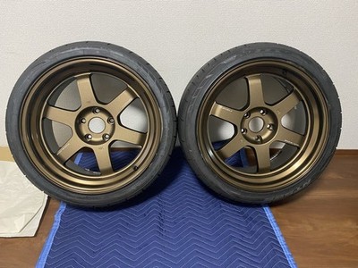 JDM RAYS TE37V MARKⅡ 9.5j+15 PCD114.3 NITTO NT555G2 255/35r18 Made in No Tires - Image 6
