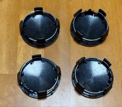 JDM Silver wheel center caps set of 4 for Nissan Fairlady Z RZ34. No Tires - Image 5
