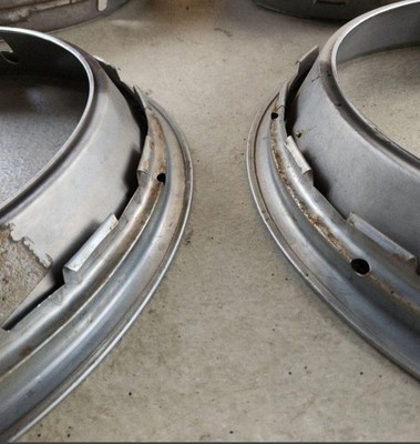 JDM Universal Chrome Plated 14 Wheel Rings No Tires - Image 5