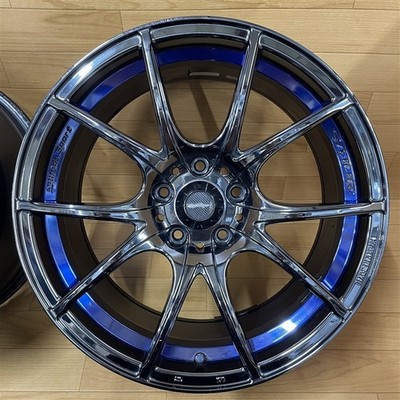 JDM Weds Wedssports SA-01R 8.5J +45 5H 114.3 FK FL Civic WRX STI etc. No Tires - Image 3