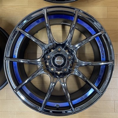 JDM Weds Wedssports SA-01R 8.5J +45 5H 114.3 FK FL Civic WRX STI etc. No Tires - Image 5