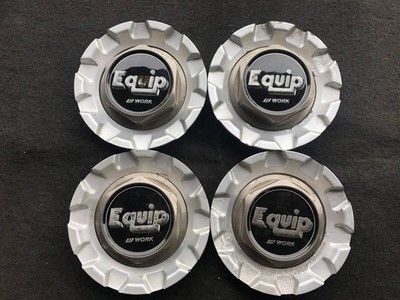 JDM WORK Equip Used Wheel Center Caps Set of 4 Individuals No Tires