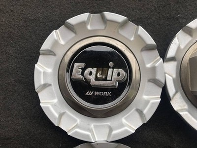 JDM WORK Equip Used Wheel Center Caps Set of 4 Individuals No Tires - Image 2