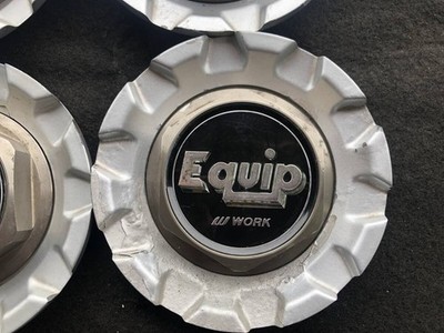 JDM WORK Equip Used Wheel Center Caps Set of 4 Individuals No Tires - Image 4