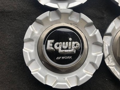 JDM WORK Equip Used Wheel Center Caps Set of 4 Individuals No Tires - Image 5