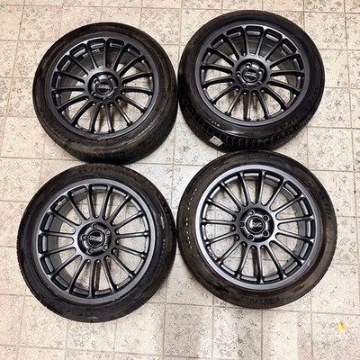 JDM OZ Racing 17-inch wheels 4-pack set 215/45/R17 tires. No Tires
