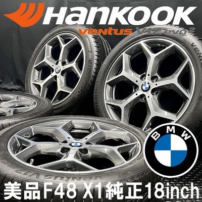 JDM BMW F48 X1 Genuine Wheels & 225/50R18 HANKOOK VENTUS V12 evo2 4Boo No Tires