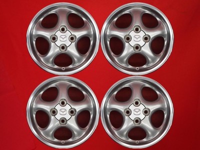 JDM Used genuine Mazda Roadster NB6C wheels 4Book 6J 14PCD100 4-hole + No Tires