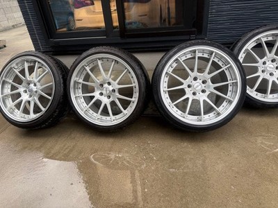 JDM TWS Exlete 206S 10J 11J Brushed Finish with Tires (No Tires)