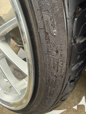 JDM TWS Exlete 206S 10J 11J Brushed Finish with Tires (No Tires) - 画像 (3)