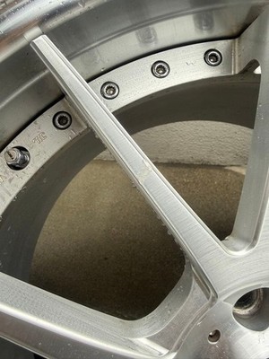 JDM TWS Exlete 206S 10J 11J Brushed Finish with Tires (No Tires) - 画像 (7)