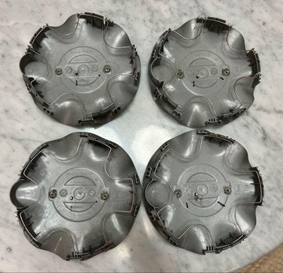 JDM Nissan Skyline Black Suvar Genuine Wheel Caps Set of 4 Individual No Tires - Image 2