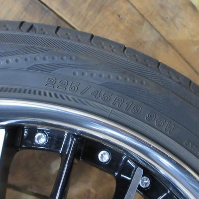 JDM WORK Schwert SG2 198J+45O 225/45R19 Wheels and Tires Set of 4 for No Tires - Image 4