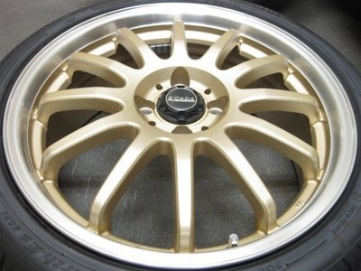 JDM BADX S/CADA NF330 17" & 215/40R17 4-inch tires suitable for Aqua/R (No Tires) - 画像 (2)