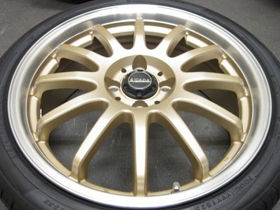 JDM BADX S/CADA NF330 17" & 215/40R17 4-inch tires suitable for Aqua/R (No Tires) - 画像 (4)