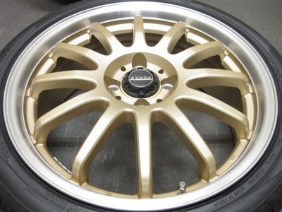 JDM BADX S/CADA NF330 17" & 215/40R17 4-inch tires suitable for Aqua/R (No Tires) - 画像 (5)