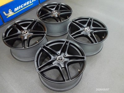 JDM W205 C63 AMG 5-twin-spoke wheels 8.5J-19+38 9.5J-19+56 5-112 matte No Tires - Image 6