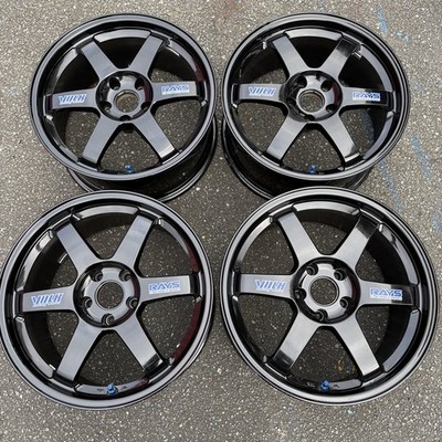 JDM 13 Used Item Different Sizes: RAYS TE37 18x8.5 114.3-5+30 18x9.5 1 No Tires