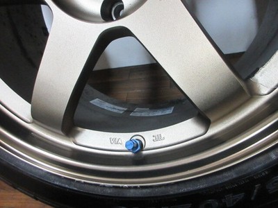 JDM ・RAYS VOLKRACING TE37C 18in 9.5J +12 5-hole PCD114.3 R1R 245/40ZR1 No Tires - Image 3
