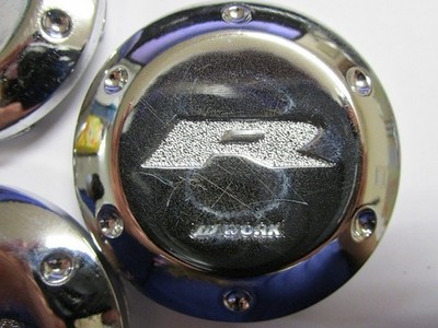 JDM Work R LeZacks Early Used Center Caps Set of 4 Individual C-0021 No Tires - Image 2