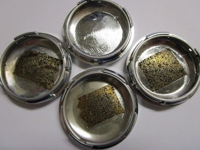 JDM Work R LeZacks Early Used Center Caps Set of 4 Individual C-0021 No Tires - Image 3