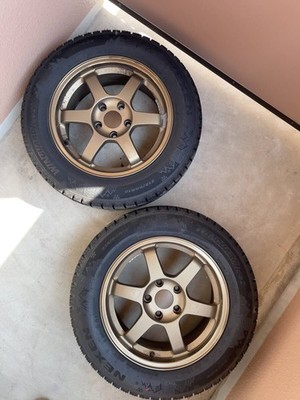 JDM RAYS VOLK RACING TE37 BR Bronze 167.0J +33 PCD114.3 Wheel 2Book<br No Tires