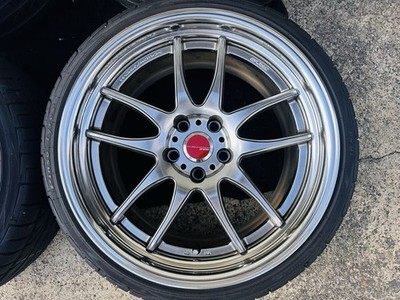 JDM WORK emotion CR2P 199.5J+30 10.5J+30 PCD114.3 5-lug Deep Corn Cave No Tires - Image 2