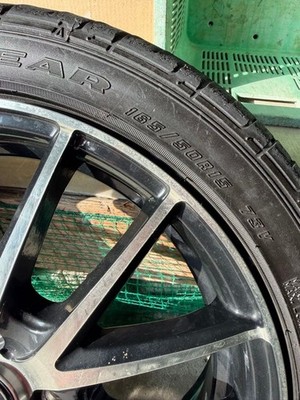 JDM Aluminum wheels with tires 165/50/15inch 4.5J (No Tires) - 画像 (4)