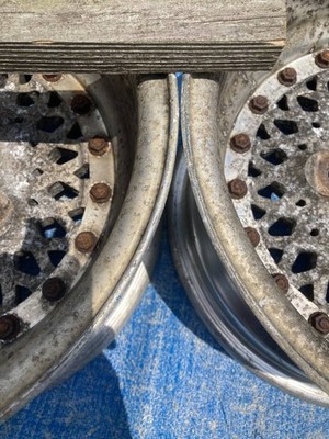 JDM SSR Homular Mesh 6.5J 2Book PCD100 Old Car FM No Tires - Image 9