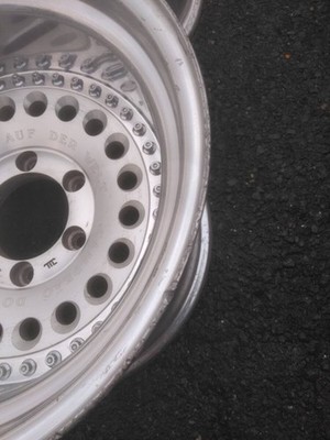 JDM Rare Size Ultra-Deep Rim Overfender Size RAGUNA D-Force 16-inch 10 No Tires - Image 3