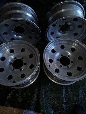 JDM Rare Mickey Thompson Alcoa aluminum wheels PCD 139.6 16-inch 8J of No Tires - Image 6