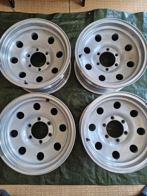 JDM Rare Mickey Thompson Alcoa aluminum wheels PCD 139.6 16-inch 8J of No Tires - Image 8