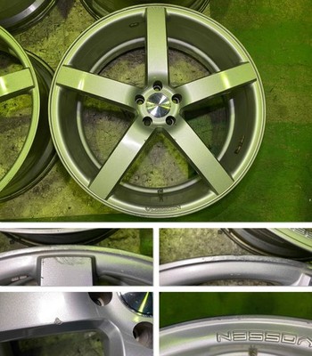 JDM Out of print VOSSEN CV3-R wheels 2222in rare large diameter 9J +30 No Tires - Image 3