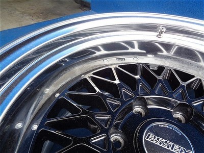 JDM Rare ESSEX BENC-SR wheels F 9J/+18 R 10.5J/+18 PCD 139.7 Custom Hi No Tires - Image 6