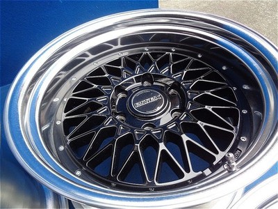 JDM Rare ESSEX BENC-SR wheels F 9J/+18 R 10.5J/+18 PCD 139.7 Custom Hi No Tires - Image 9