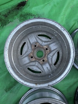 JDM Genuine Fairlady Z alloy wheels 14FairladyZ S30 S31 S130 Nissan NI No Tires - Image 3