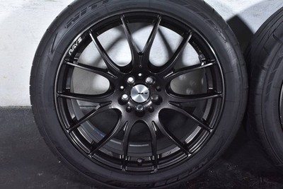 JDM RAYS HOMURA Village 2x7 19-inchPCD100 8J +48NITTO NT555 G2245/45R1 No Tires - Image 2