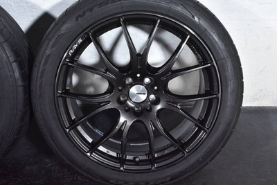 JDM RAYS HOMURA Village 2x7 19-inchPCD100 8J +48NITTO NT555 G2245/45R1 No Tires - Image 3