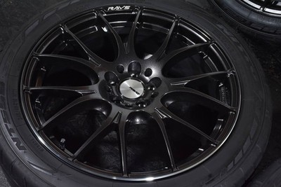 JDM RAYS HOMURA Village 2x7 19-inchPCD100 8J +48NITTO NT555 G2245/45R1 No Tires - Image 6