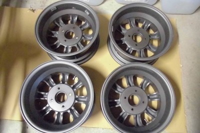 JDM Watanabe Wheels Eight-Spoke A-Type Magnesium Wheels 14x6.5J Offset No Tires - Image 3