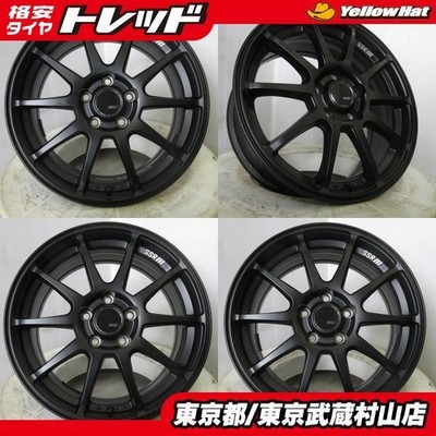 JDM Used 4-Wheel Set TANABE SSR GTV02 17x7J+42 114.3 5H mat black Musas (No Tires)