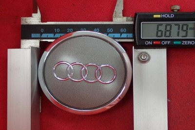 JDM Genuine Audi center caps 4 pieces ♪ No Tires - Image 3