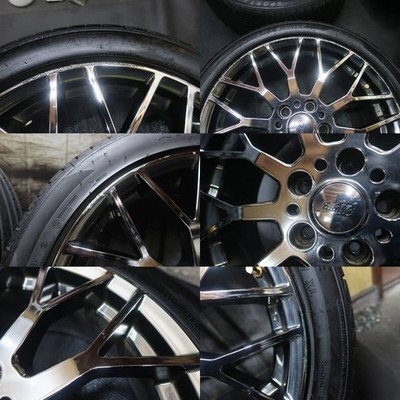 JDM Honda Nothing Limited Edition MUGEN XJ 18x7.5J +55 PCD114.3 5-hole No Tires - Image 9