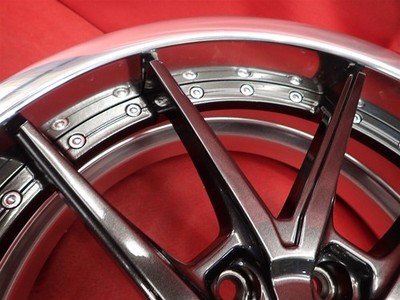 JDM Used SSR REINER type 10R aluminum wheels 4-hole 8J 19-inch PCD 114 No Tires - Image 9
