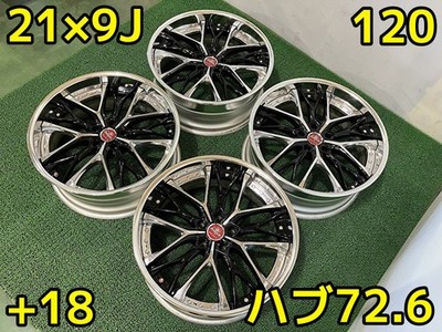 JDM Weds Kranze Weaval ♪ 21x9J PCD120 5H +18 Hub 72.6 ♪ For custom car No Tires