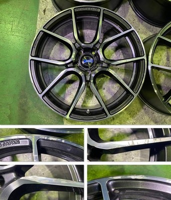 JDM RAYS GRAM LIGHTS AZURE 57ANA Rays Gravillage Its 19 Black Polished No Tires - Image 2