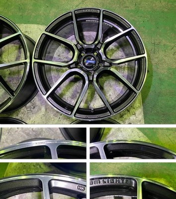 JDM RAYS GRAM LIGHTS AZURE 57ANA Rays Gravillage Its 19 Black Polished No Tires - Image 5