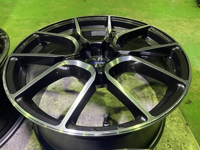 JDM RAYS GRAM LIGHTS AZURE 57ANA Rays Gravillage Its 19 Black Polished No Tires - Image 7